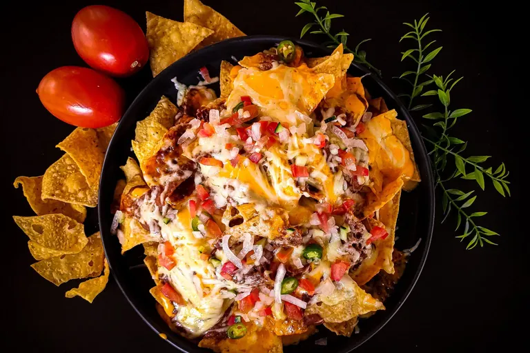 loaded nachos